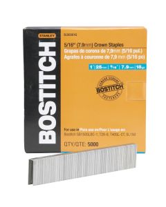 Bostitch 18-Gauge 5/16 In. x 1 In. Pneumatic Cap Staples (5000 Ct.)