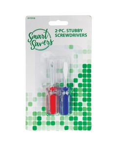 Smart Savers Stubby Screwdriver Set (2-Piece)