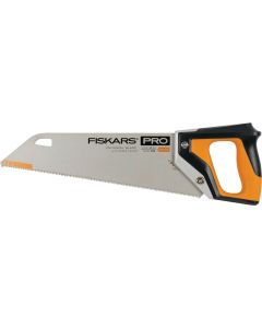 Fiskars Pro POWER TOOTH 15 In. L Blade Metal Handle Hand Saw with Sheath