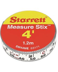 Starrett 4 Ft. SAE/Metric Steel Self Adhesive Measuring Tape (Left-to-Right)