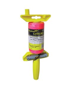 Stringliner LevelWiz 270 Ft. Fluorescent Pink Twisted Nylon Mason Line Reel