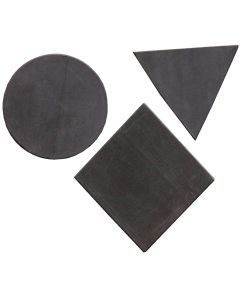 Master Magnetics Black Assorted Magnetic Shapes (30-Pack)