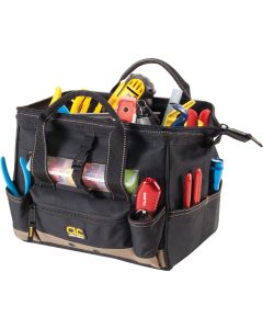 CLC 21-Pocket 12 In. Tool Bag with Top-Side Tray