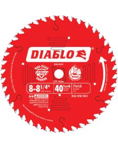 Diablo 8-1/4 In. 40-Tooth Finish Circular Saw Blade