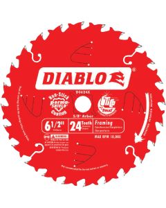 Diablo 6-1/2 In. 24-Tooth Framing Circular Saw Blade