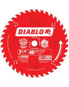 Diablo 7-1/4 In. 40-Tooth Finish Circular Saw Blade