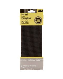 3M Medium Grade 4-3/16 In. x 11-1/4 In. Precut Drywall Sanding Screen (2-Pack)
