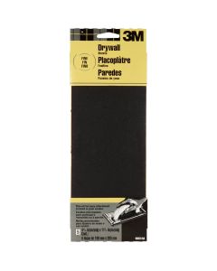 3M Fine Grade 4-3/16 In. x 11-1/4 In. Precut Drywall Sandpaper (2-Pack)