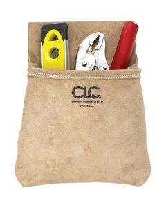 CLC Single Pocket Suede Leather Nail & Tool Bag
