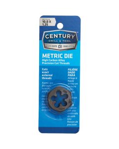 Century Drill & Tool 10.0x1.25 NPT 1 In. Across Flats Hexagon Pipe Die