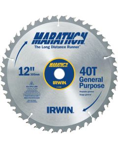 Irwin Marathon 12 In. 40-Tooth General Purpose Circular Saw Blade
