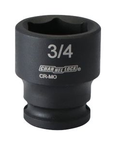 Channellock 3/8 In. Drive 3/4 In. 6-Point Shallow Standard Impact Socket
