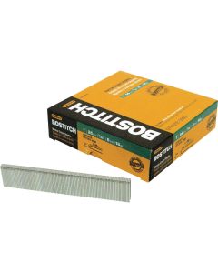 Bostitch 18-Gauge Galvanized Narrow Crown Finish Staple, 7/32 In. x 1-1/8 In. (3000 Ct.)