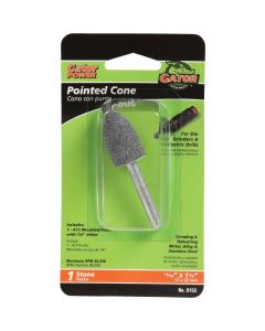 Gator Blade Pointed Cone 1 x 1 In. Grinding Stone