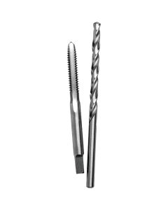 Century Drill & Tool  8-32 National Coarse Carbon Steel Tap-Plug  and #29 Wire Gauge Drill Bit