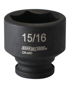 Channellock 3/8 In. Drive 15/16 In. 6-Point Shallow Standard Impact Socket