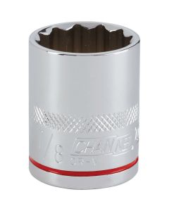 Channellock 1/2 In. Drive 7/8 In. 12-Point Shallow Standard Socket