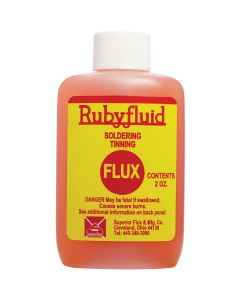 Superior Flux Rubyfluid 2 Oz. Soldering Flux, Liquid
