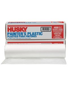 12' x 400' Poly - America 03512H Husky .31-Mil High Density Painter's Plastic