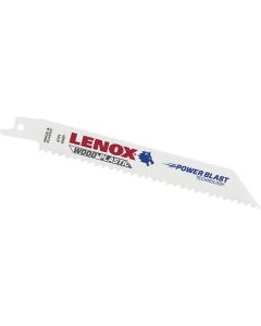 Lenox 6 In. 6 TPI Wood/Plastic Reciprocating Saw Blade