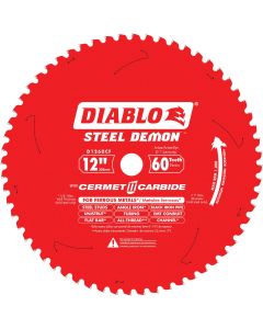 Diablo Steel Demon 12 In. 60-Tooth Cermet II Carbide Ferrous Metals Circular Saw Blade