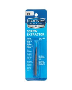 Century Drill & Tool #1 Straight Flute Screw Extractor