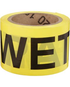 Irwin 3 In. W x 300 Ft. L Wet Paint Caution Tape