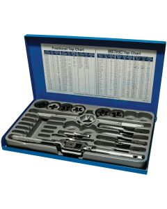 Century Drill & Tool Tap and Die Fractional Set (14-Piece)