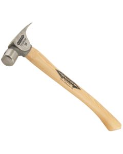 Stiletto 10 Oz. Smooth-Face Straight Claw Hammer with Hickory Handle