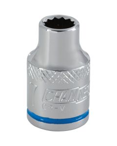 Channellock 3/8 In. Drive 7 mm 12-Point Shallow Metric Socket