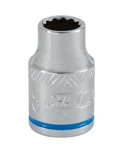 Channellock 3/8 In. Drive 8 mm 12-Point Shallow Metric Socket