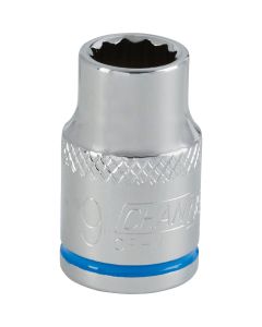Channellock 3/8 In. Drive 9 mm 12-Point Shallow Metric Socket