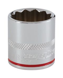 Channellock 3/8 In. Drive 7/8 In. 12-Point Shallow Standard Socket