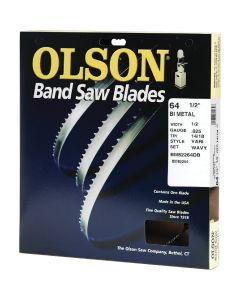 Olson 64-1/2 In. x 1/2 In. 14/18 TPI Vari Metal Cutting Band Saw Blade