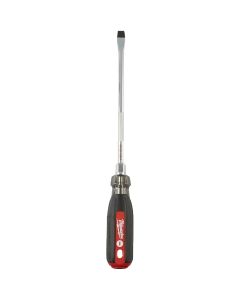 Milwaukee 3/8 In. x 8 In. Cushion Grip Slotted Screwdriver