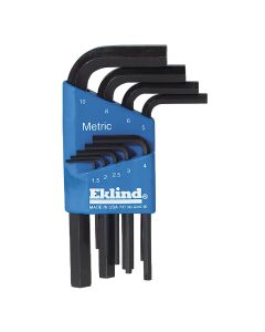 Eklind Metric Short Arm Hex Key Set, 9-Piece