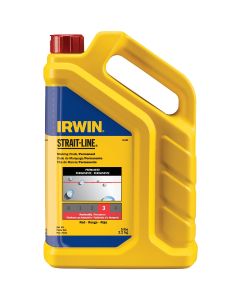 Irwin STRAIT-LINE 5 Lb. Red Permanent Chalk Line Chalk