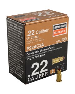 Simpson Strong-Tie 0.22-Caliber Single Shot Level 2 Brown Powder Load (100-Qty)