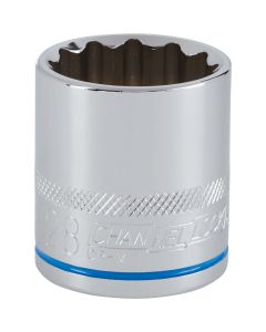 Channellock 1/2 In. Drive 28 mm 12-Point Shallow Metric Socket