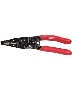 Milwaukee 9 In. 10-20 AWG Solid/12-22 AWG Stranded Multi-Purpose Wire Stripper/Cutter/Crimper