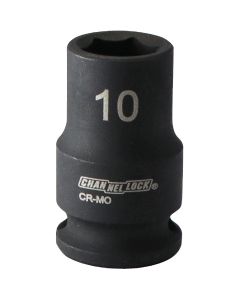 Channellock 3/8 In. Drive 10 mm 6-Point Shallow Metric Impact Socket