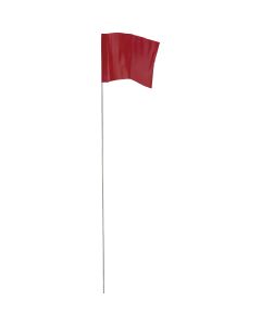 100pk Red Stake Flags