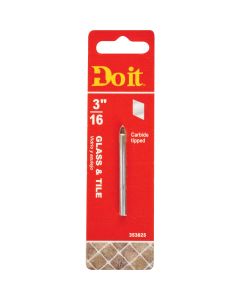 Do it 3/16 In. x 2-1/4 In. Carbide Glass & Tile Drill Bit