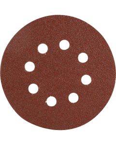 Do it Best 5 In. 60-Grit 8-Hole Pattern Vented Sanding Disc with Hook & Loop Backing (50-Pack)