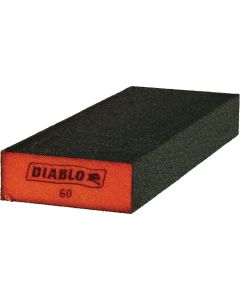 Diablo 2-1/2 In. x 4 In. x 1 In. 60-Grit (Medium) Extended Flat Edge Sanding Sponge