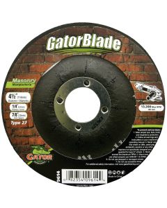 Gator Blade Type 27 4-1/2 In. x 1/4 In. x 7/8 In. Masonry Cut-Off Wheel