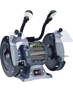Genesis 8 In. 3/4 HP Bench Grinder with Lights