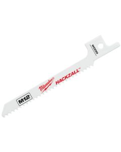 Milwaukee HACKZALL 3-1/2 In. 8 TPI Wood Mini Reciprocating Saw Blade (5-Pack)