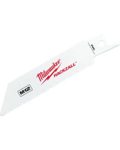 Milwaukee HACKZALL 4 In. 12 TPI PVC Mini Reciprocating Saw Blade (5-Pack)