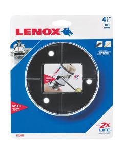 Lenox Speed Slot 4-1/4 In. Bi-Metal Hole Saw